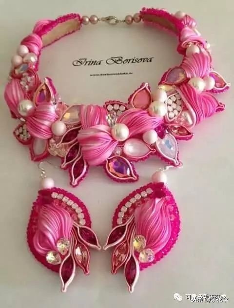 绸带编织花样大全,散珠子手工串珠教程