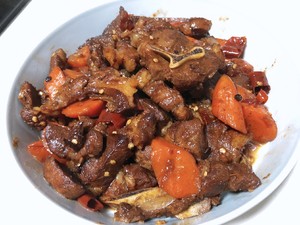 胡萝卜烧排骨菜名,草原风情羊排菜名