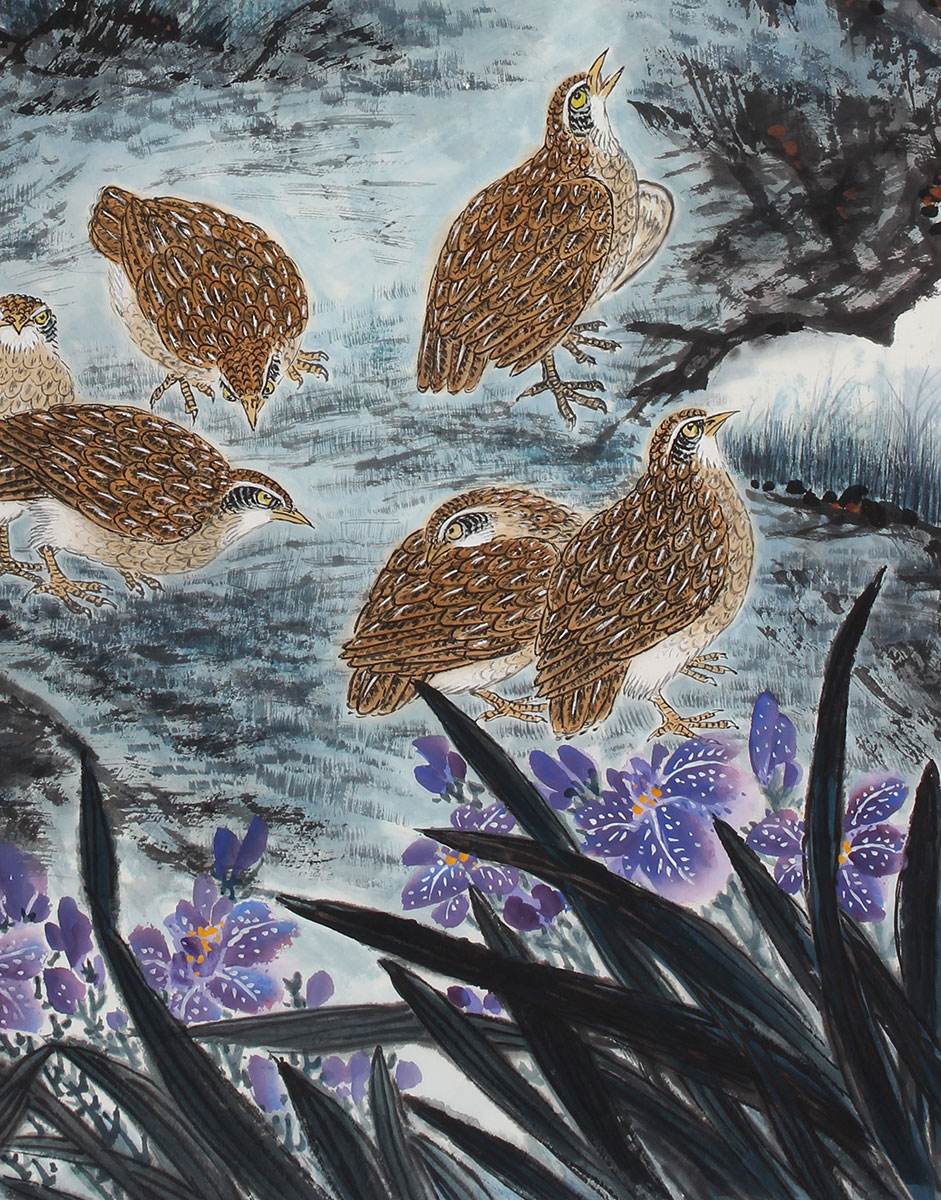 大师国画菊花作品欣赏,国画中的菊花图片