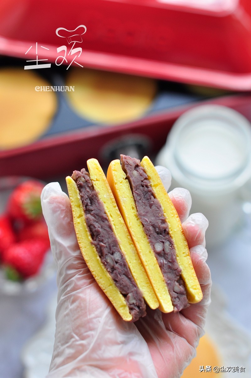 铜锣烧做法蛋清不用打发,打发的蛋清做铜锣烧