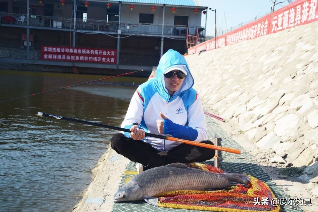 钓40斤青鱼矶钓鱼竿推荐,55调红狼鱼竿钓鲫鱼