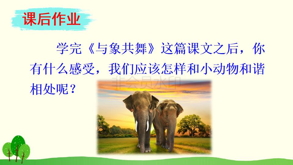 五年级下册与象共舞的作者是谁,与象共舞语文五年级下册老版