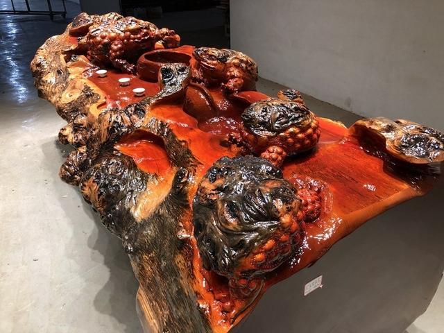 正宗根雕茶桌价格,桂林根雕根艺茶桌