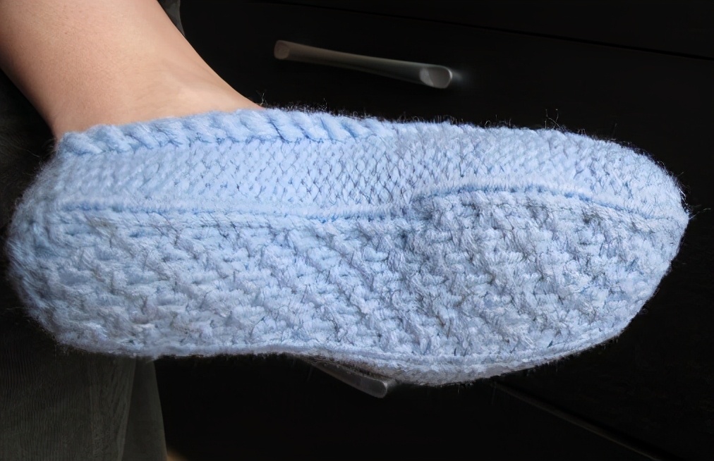 编织毛线拖鞋花样图案大全图片,毛线拖鞋花样图案编织教程