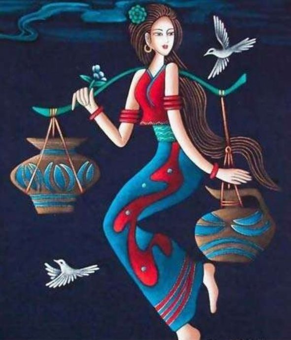 贵州扎染艺术简介,苗族蜡染艺术作品欣赏