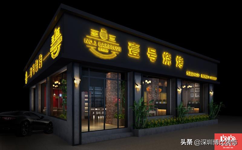 烧烤店设计装修过程中注意这几点,300平烧烤店创意装修设计方案