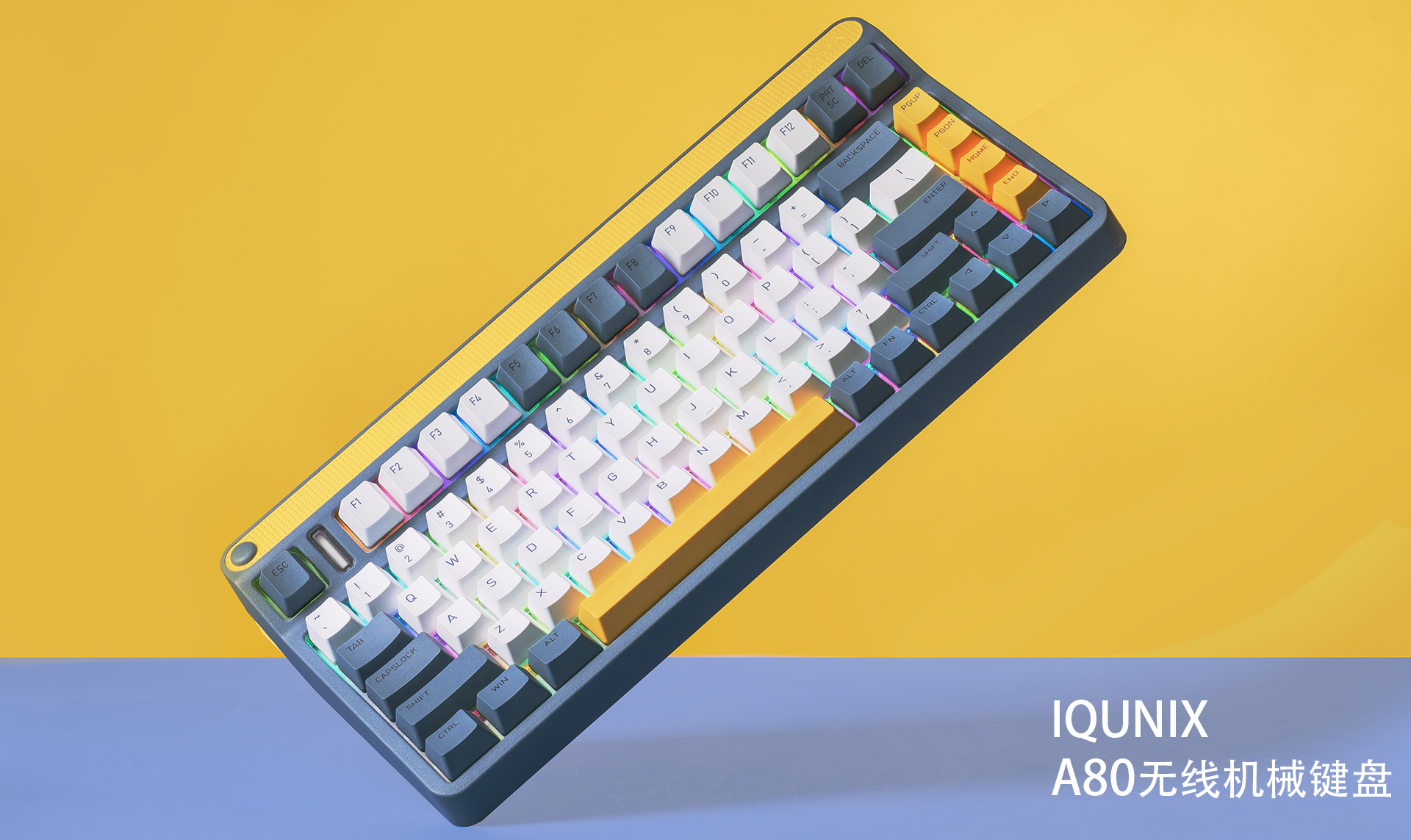 iqunixa80机械键盘拆解测评,iqa80键盘