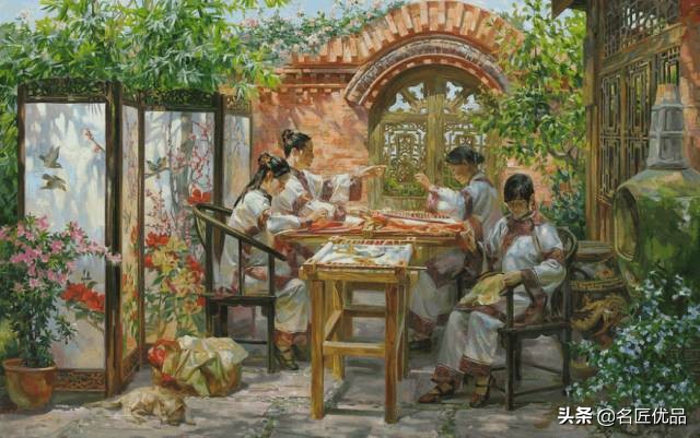 谁来超越他的油画？这浓郁的中国气息，居然是老外画的