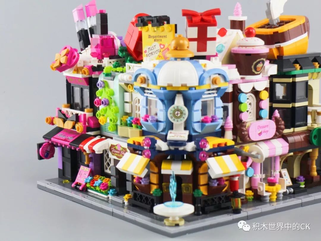 启蒙积木缤纷城市系列七款,启蒙积木街景系列八合一玩具