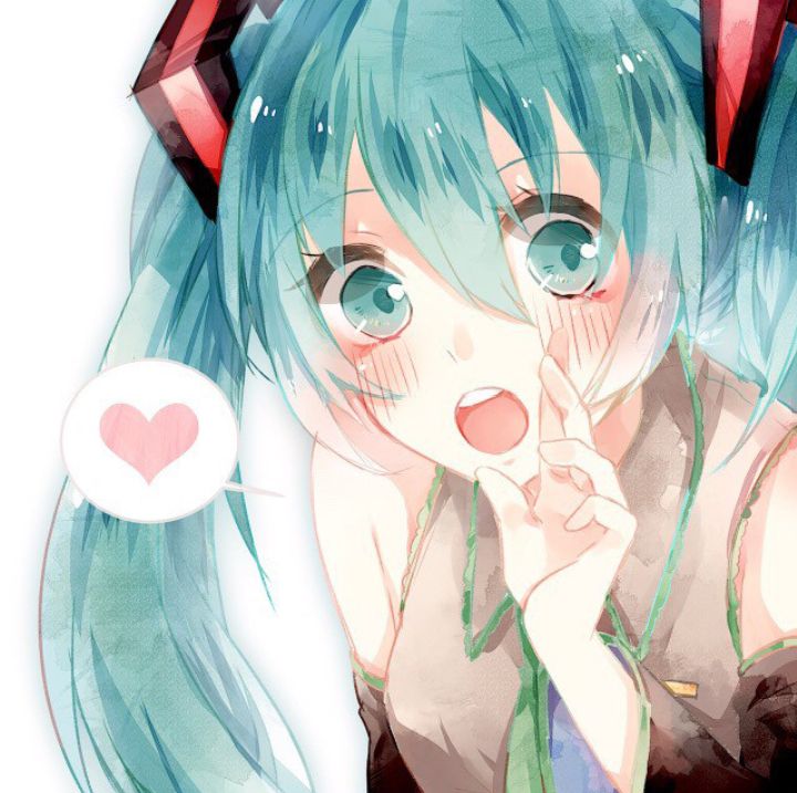 初音未来绝美头像动漫,初音未来微信头像