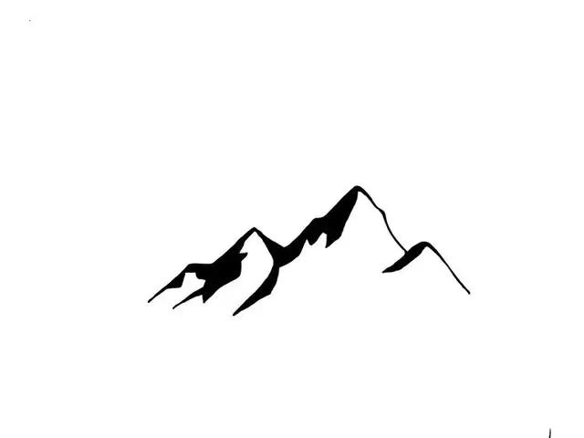 一步一步教你画好看的山,怎样才能把最简单的山画出来