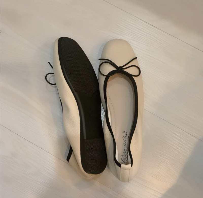 轻文艺风穿搭芭蕾舞鞋,今年流行的增高小白鞋