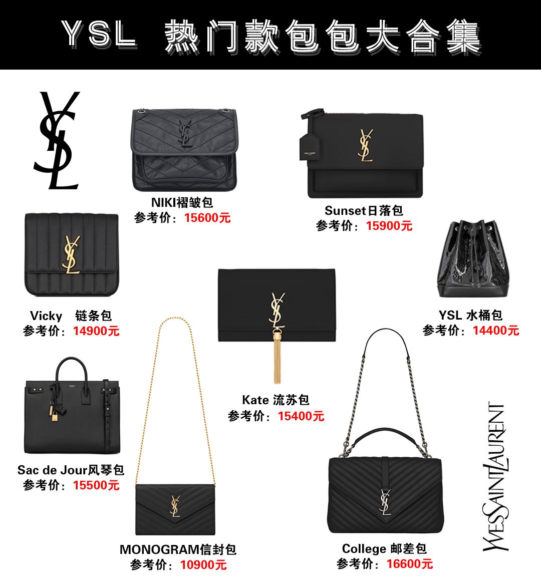 gucciyslchanellancomekenzo,ysl十大经典包包