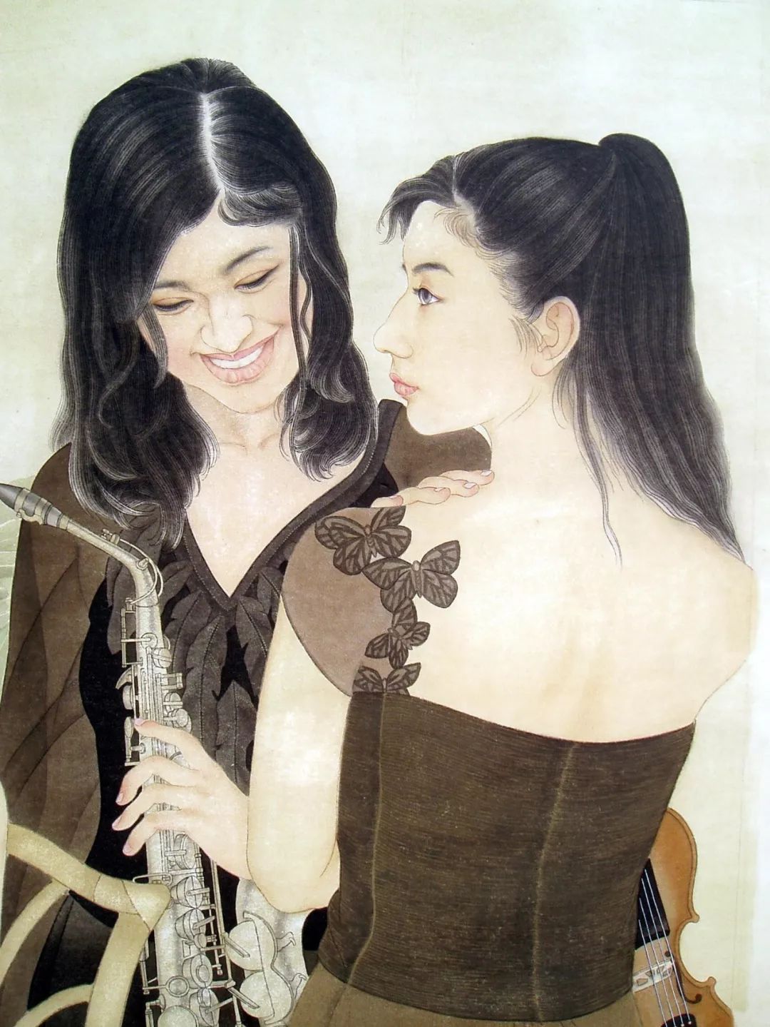 从一岁到七岁画画,从七岁到八岁画的画