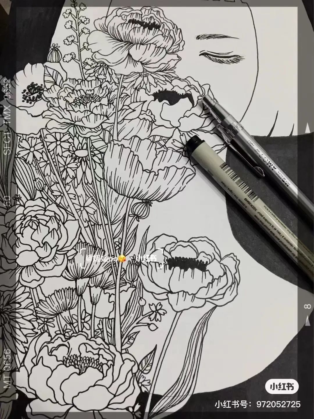 色彩缤纷的马克笔装饰画,60色的马克笔画简单的动漫画