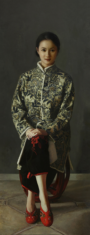 王东升画家,赵开坤人物油画作品欣赏