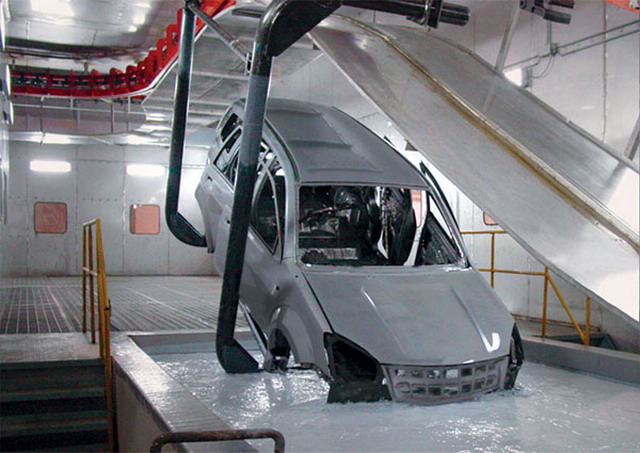 汽车涂装喷漆工艺流程,汽车制造过程喷漆标准工艺流程