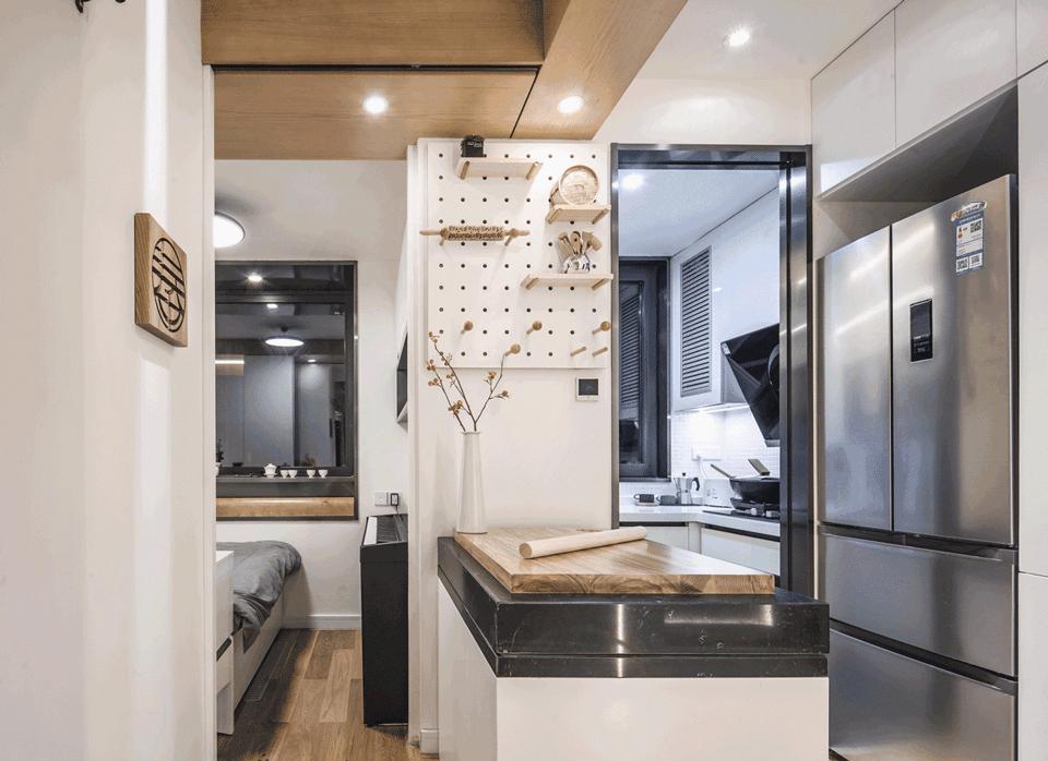 上海不到34㎡的老公房,“翠玲珑”设计,竟容纳祖孙三代五口人