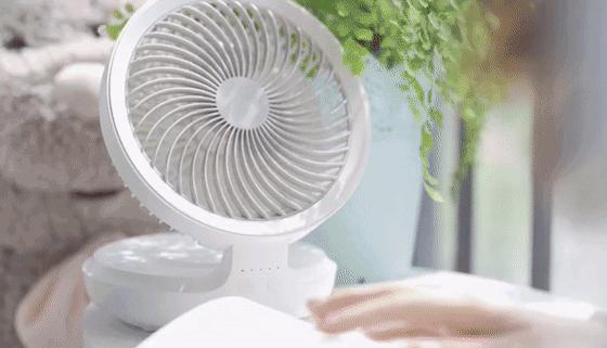 轻薄可壁挂一年四季都可用颜值超高悬浮循环空气扇