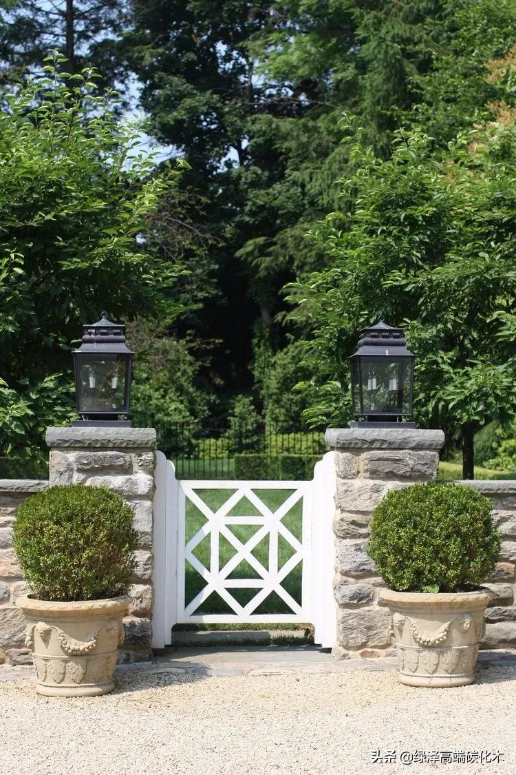 庭院栅栏门制作,庭院围墙护栏栅栏门