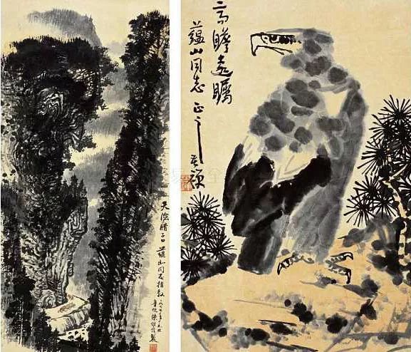 陈继儒山水画作品欣赏,陈良宗山水画作品欣赏