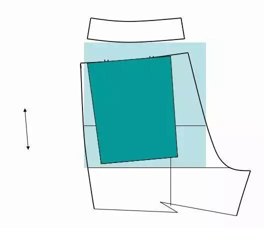 锥形裤子裁剪图纸,松紧腰裤子裁剪制版