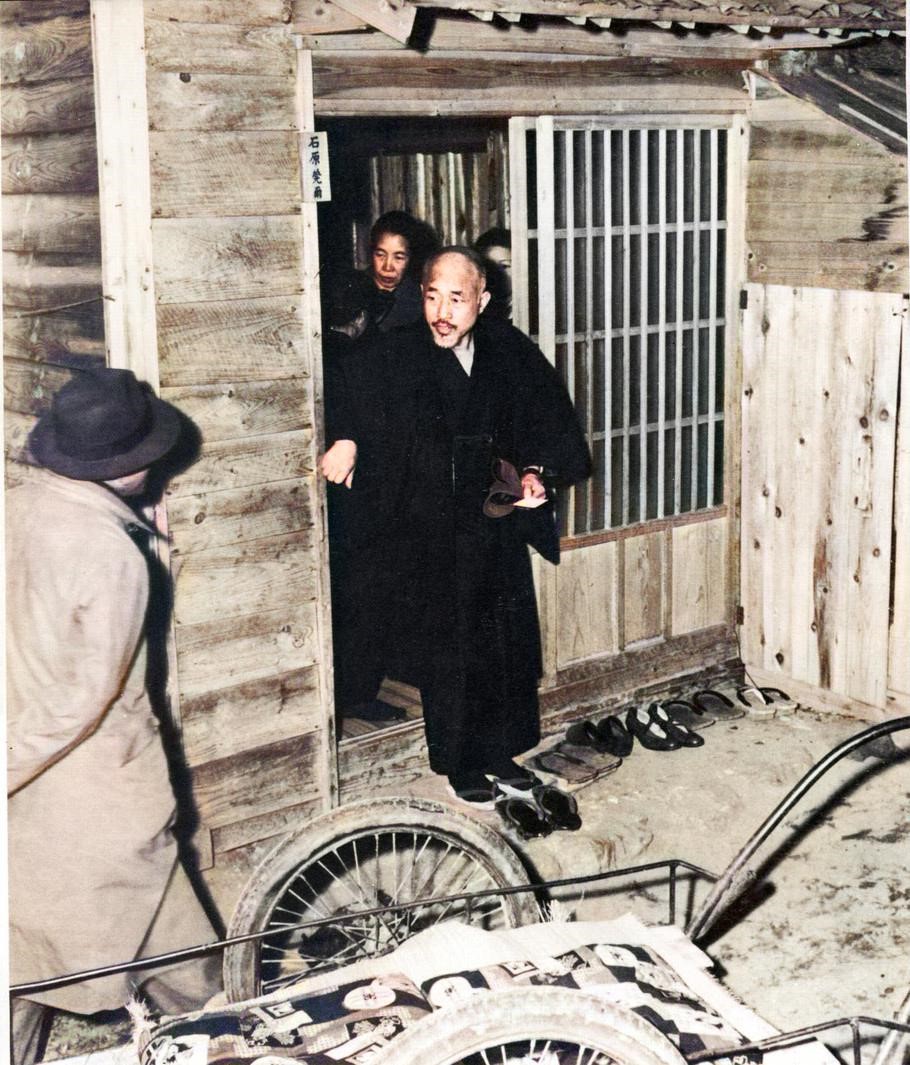 战犯老照片,处决日本七大战犯影像