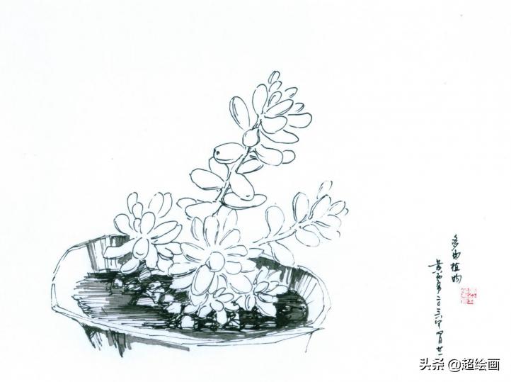 十大顶级钢笔画速写,钢笔速写100幅图片