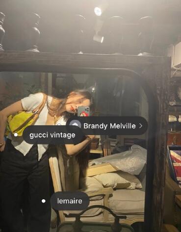 宋妍霏春夏穿搭,gucci小猪刺绣宋妍霏同款外套