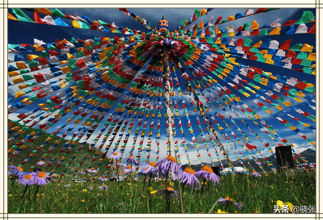 到西藏途中有哪些风景,去藏区的路上为什么都是经幡