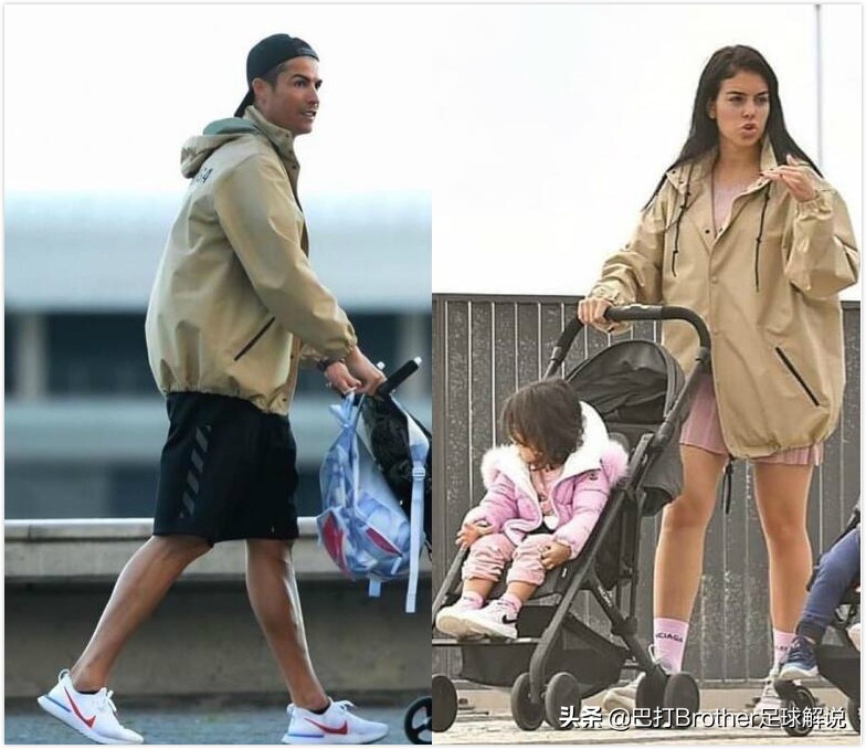 没闲着！C罗乔治娜遛娃细节力证非逃兵，家中隔离有了俩新工作