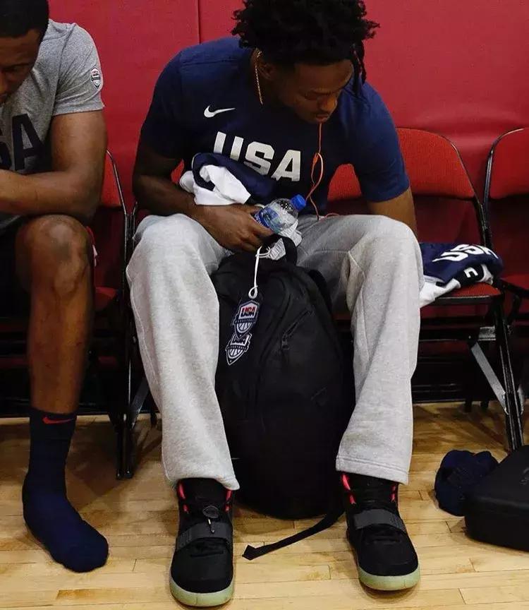 鞋王塔克上脚nba,nba球员上脚aj34配色