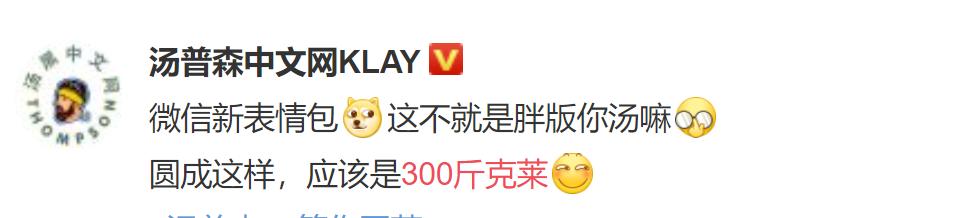 太像他了表情包,克莱汤普森表情包动图