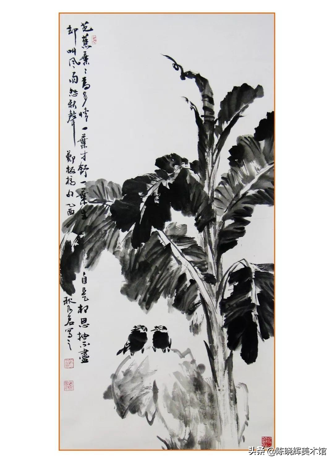 国画芭蕉教学设计,写意芭蕉的画法步骤