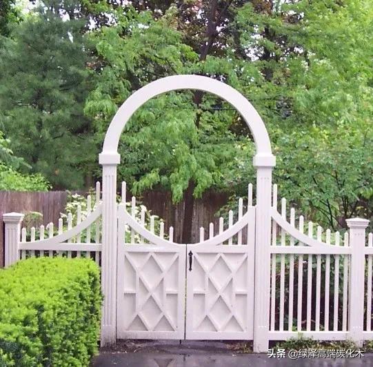 庭院栅栏门制作,庭院围墙护栏栅栏门