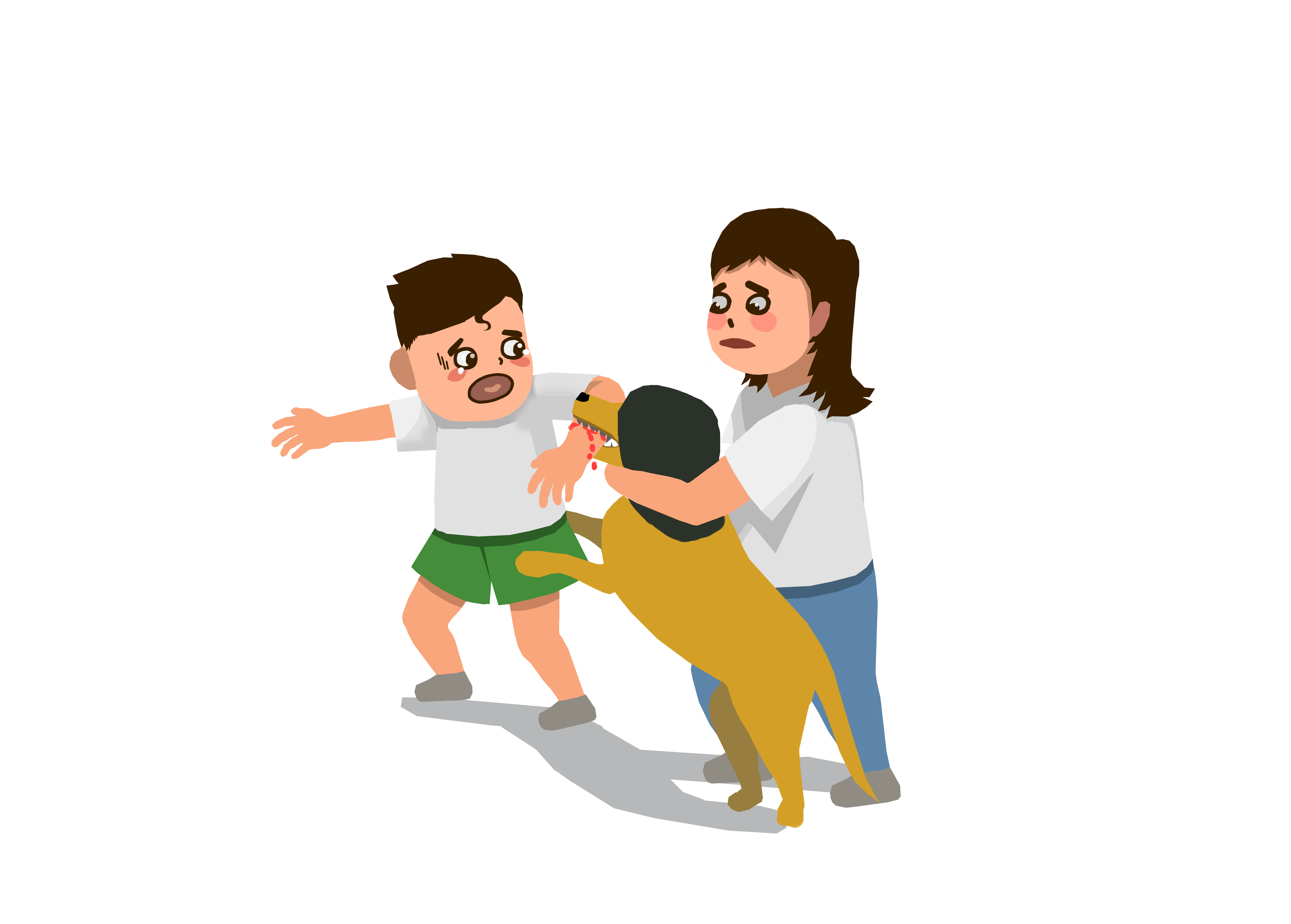 告诉孩子遇到狗咬三个自救的方法,孩子被狗狗咬了去哪里看