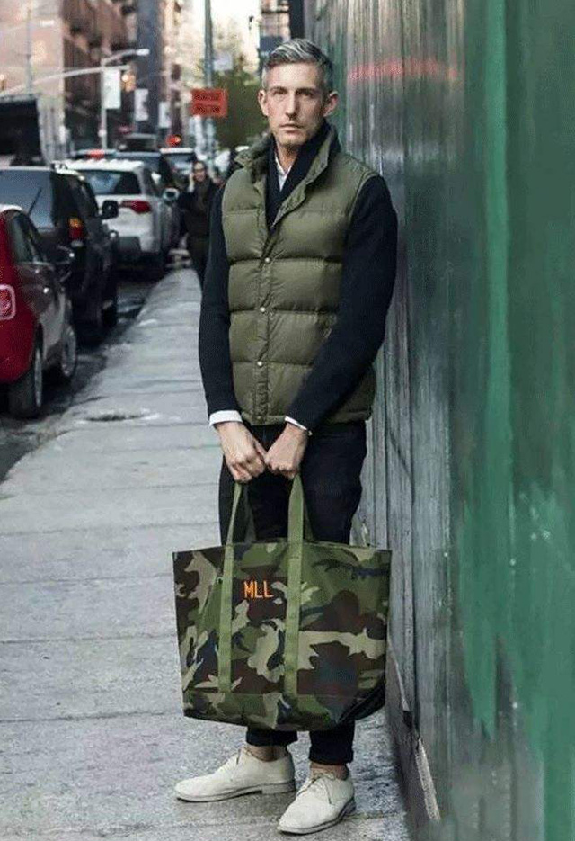 宽松休闲羽绒背心男装搭配,高级感穿搭羽绒背心男