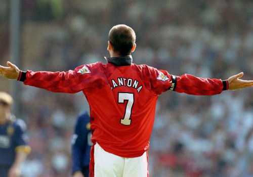 曼联国王坎通纳庆祝动作,曼联国王坎通纳