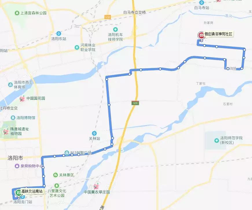 洛阳市区到县城公交车,洛阳龙门到济源城际公交时刻表