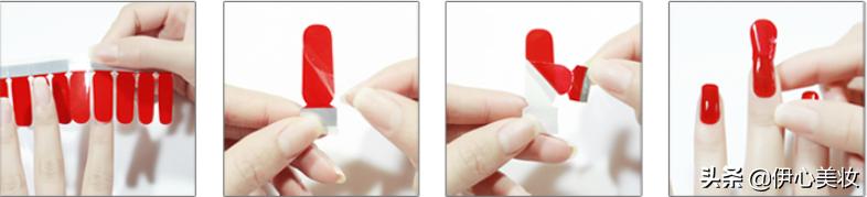 2分钟学会12种美甲再也不去美甲店,美甲贴做美甲教程初学者