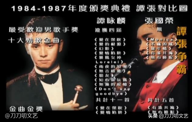 谭咏麟追忆香港乐坛十年芳华,巅峰时期的谭咏麟和张国荣