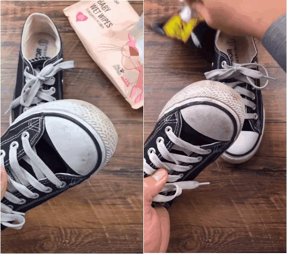 擦鞋神器鞋边发黄了怎么洗,小白鞋发黄神器靠谱吗