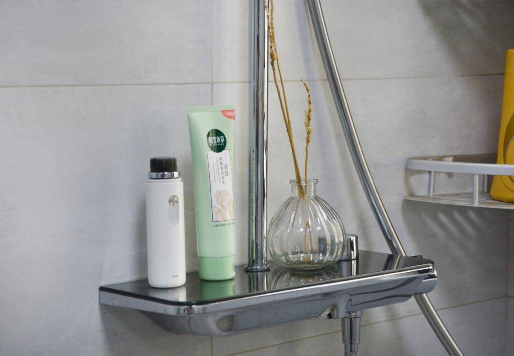 大白卫浴U悦置物淋浴花洒非恒温上手体验，给新家一个选择