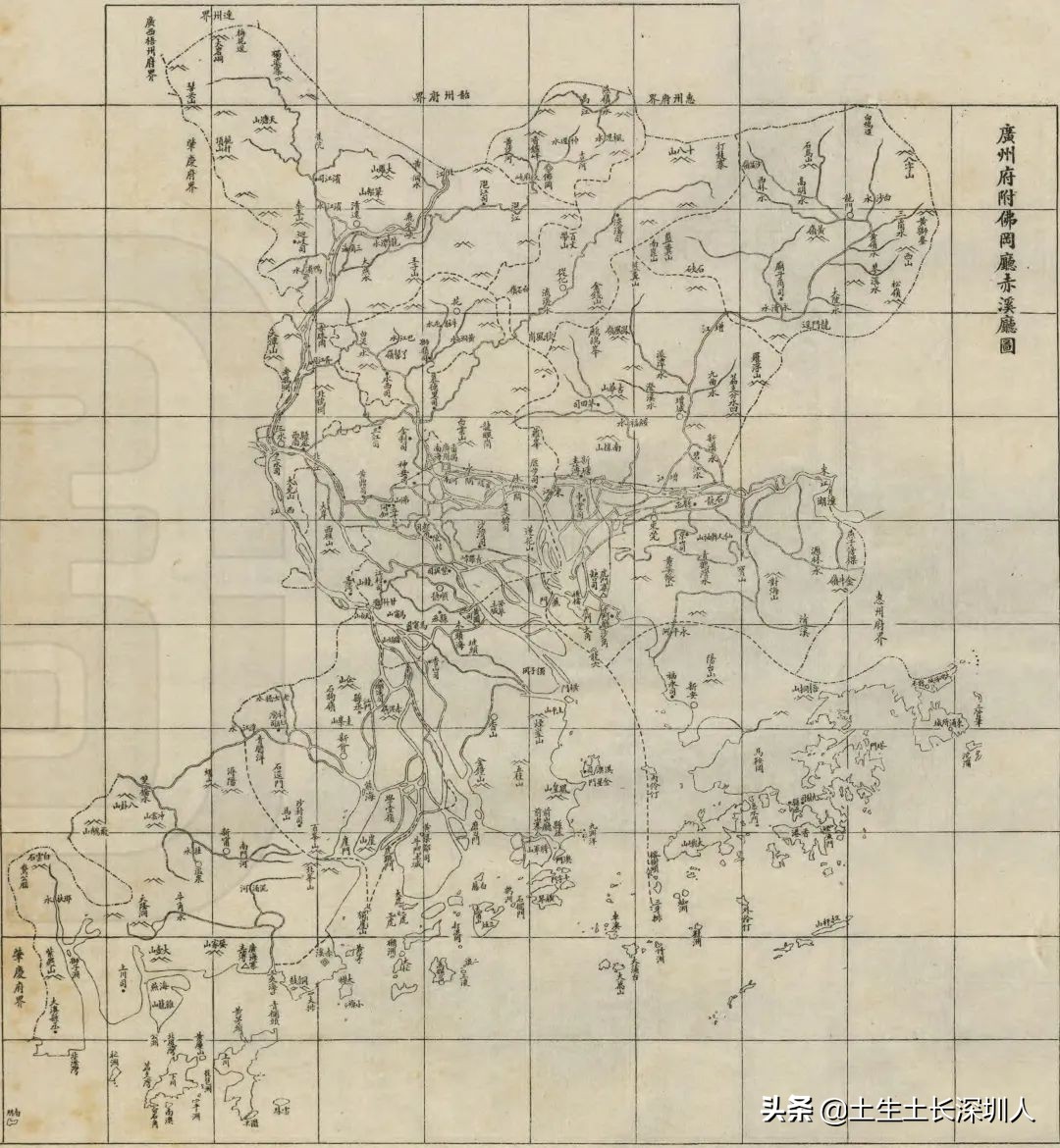 这些深圳老地图,见过一张就算你厉害
