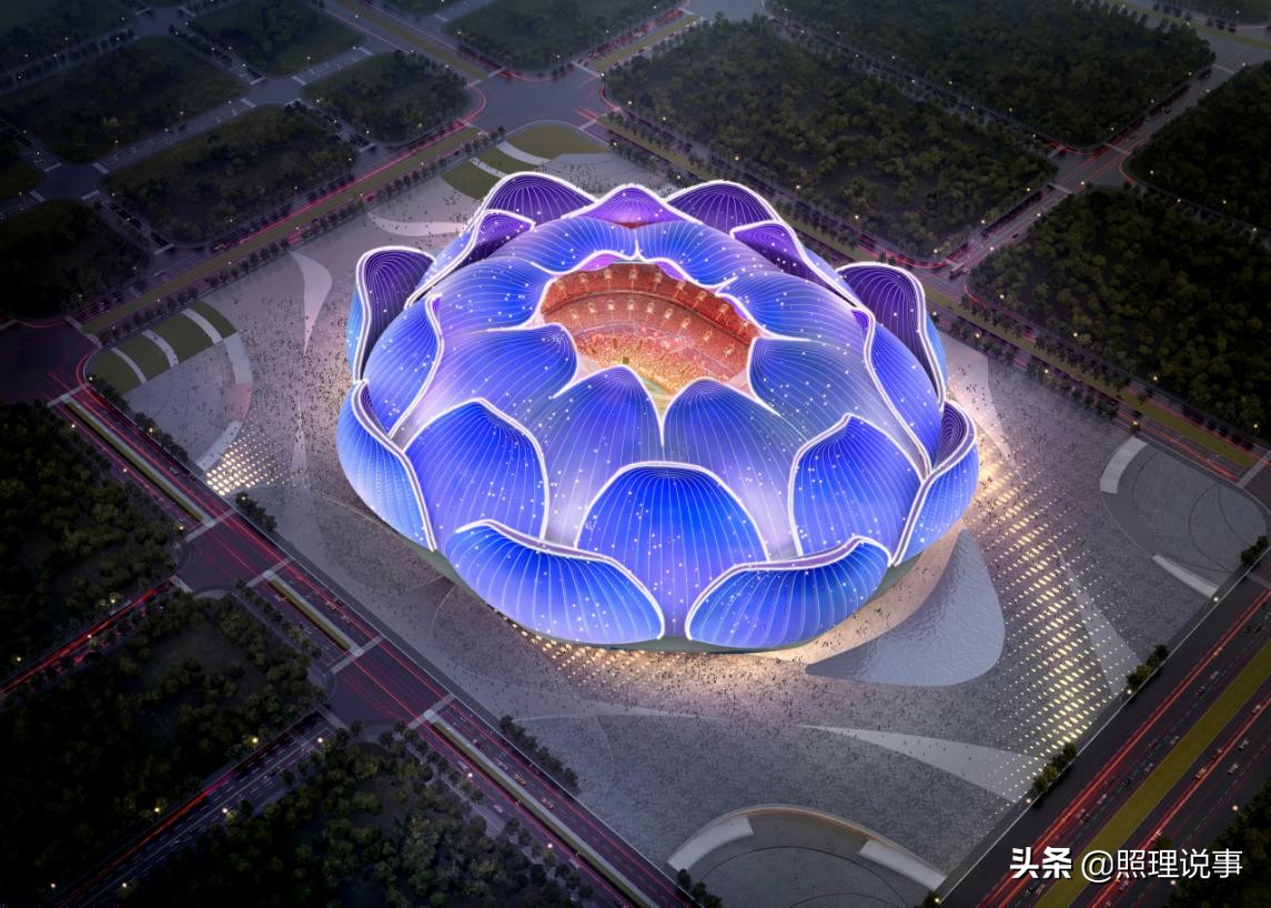 许家印谈恒大足球场,海花岛许家印发布会