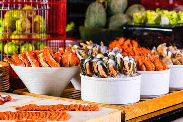 广州航空母舰自助餐图片,广州五星级酒店自助餐多少钱