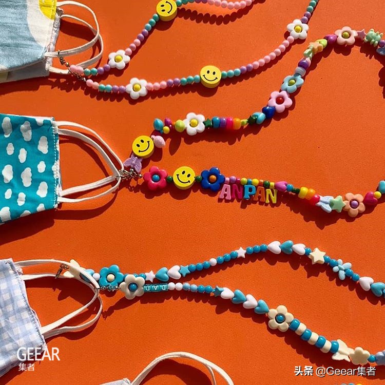 韩国流行潮色口罩,韩国时尚口罩