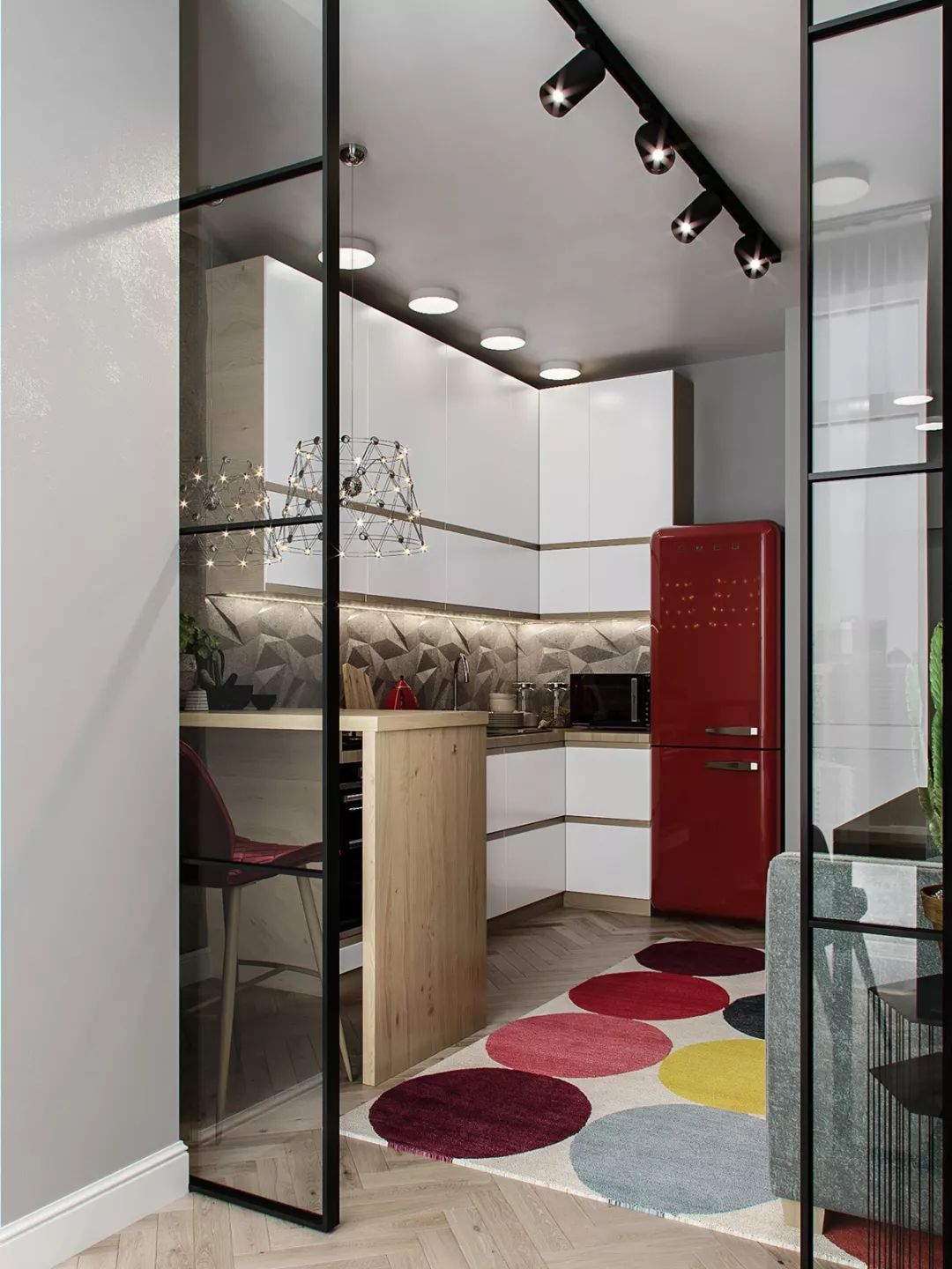 无把手橱柜好看吗,无把手橱柜柜门做法