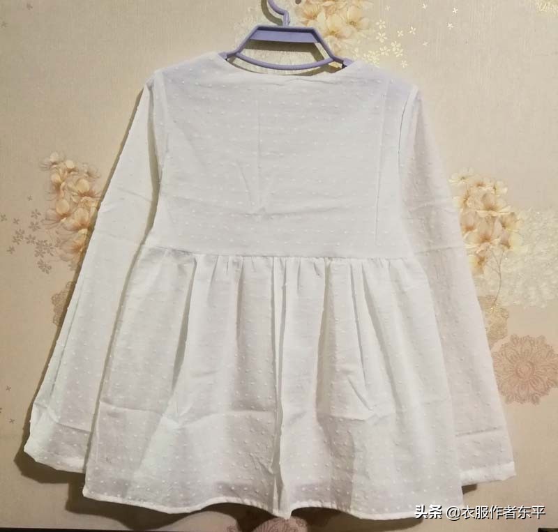 儿童衬衣领子制作教程,小布头手工制作衬衫