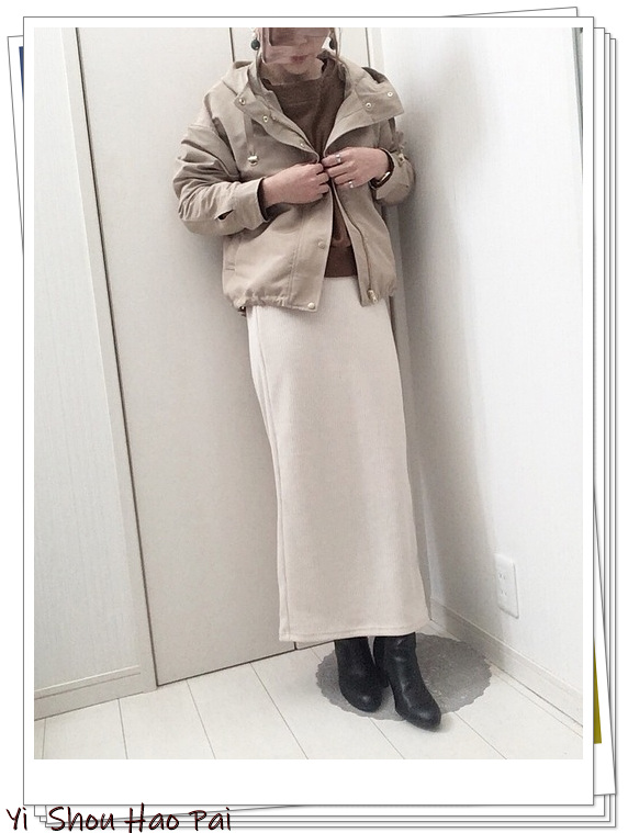 休闲风宽松连帽外套穿搭,日系防风连帽外套搭配